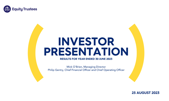 2023 Investor Presentation